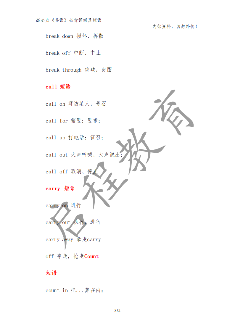 高起點《英語》必背詞組及短語（理）(圖20)