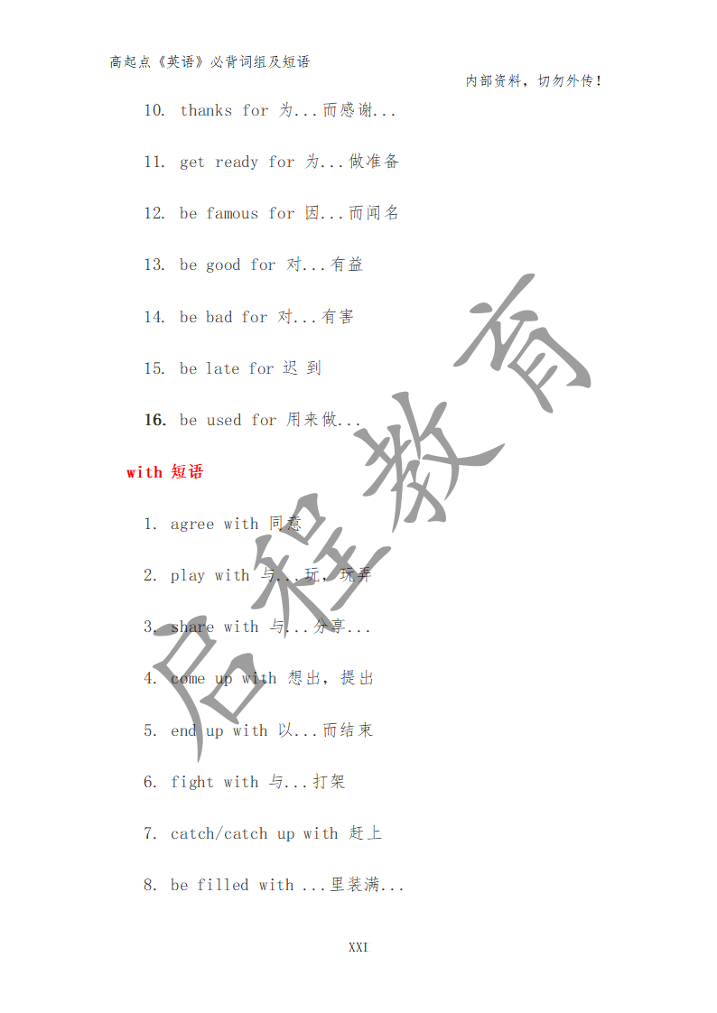 高起點《英語》必背詞組及短語（理）(圖14)